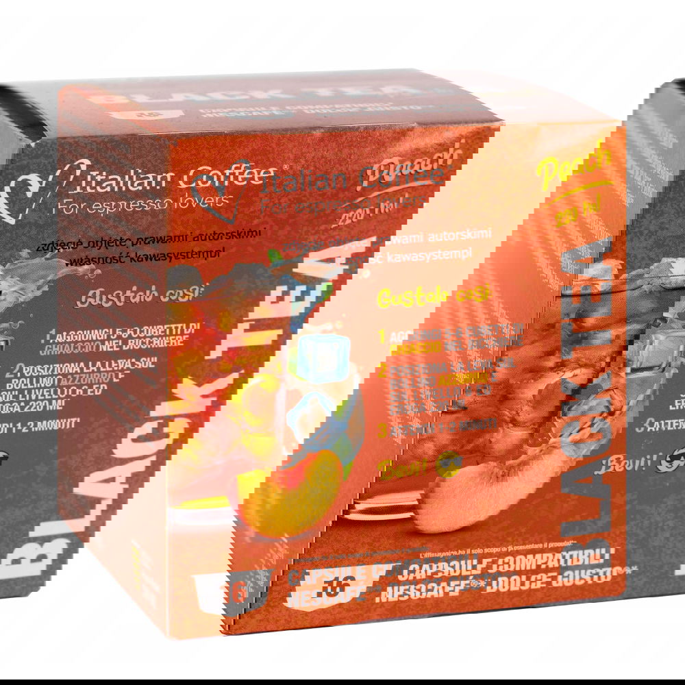 Italian-Coffee-Dolce-Gusto-Black-Tea-Peach-x16 - AVANZA - Coffee House