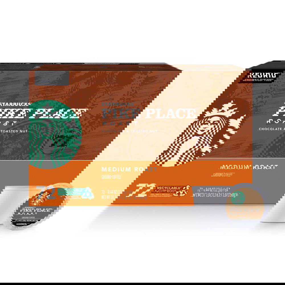 Starbucks-Pike-Place-K-Cup-Capsules-Box-X72 - AVANZA - Coffee House