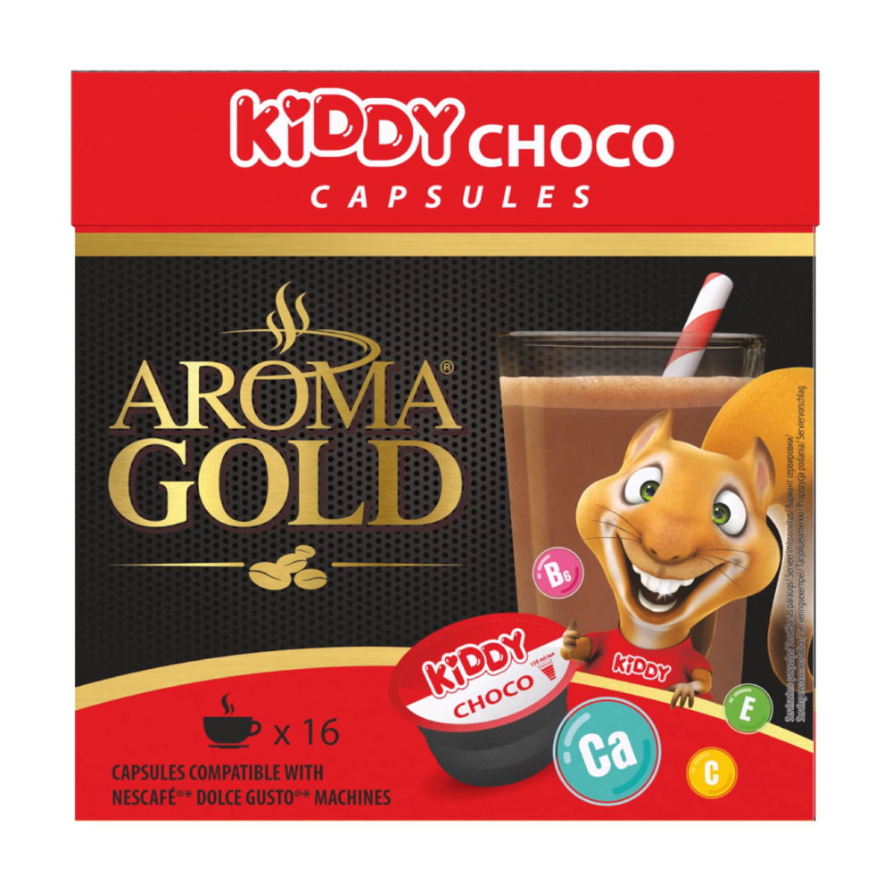 Aroma-Gold-Dolce-Gusto-Kiddy-Choco-x16 - AVANZA - Coffee House