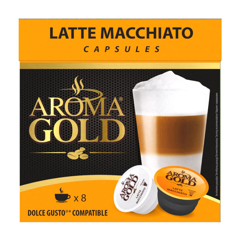 Aroma-Gold-Dolce-Gusto-Latte-Macchiato-x16 - AVANZA - Coffee House