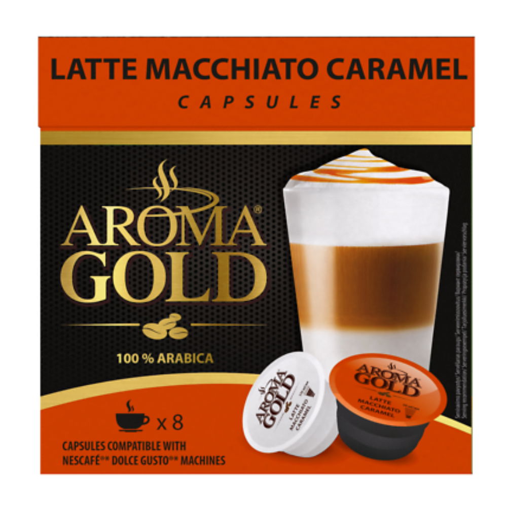 Aroma-Gold-Dolce-Gusto-Macchiato-Caramel-x16 - AVANZA - Coffee House