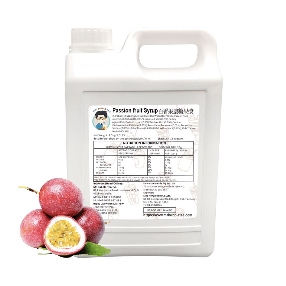 Taiwanese-Passion-Fruit-Syrup-2-5L - AVANZA - Coffee House