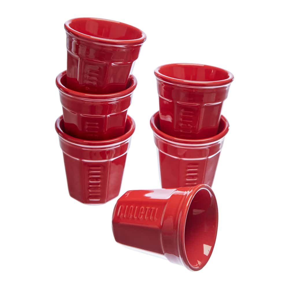Bialetti-Bicchierini-Red-Cups-x6-1 - AVANZA - Coffee House
