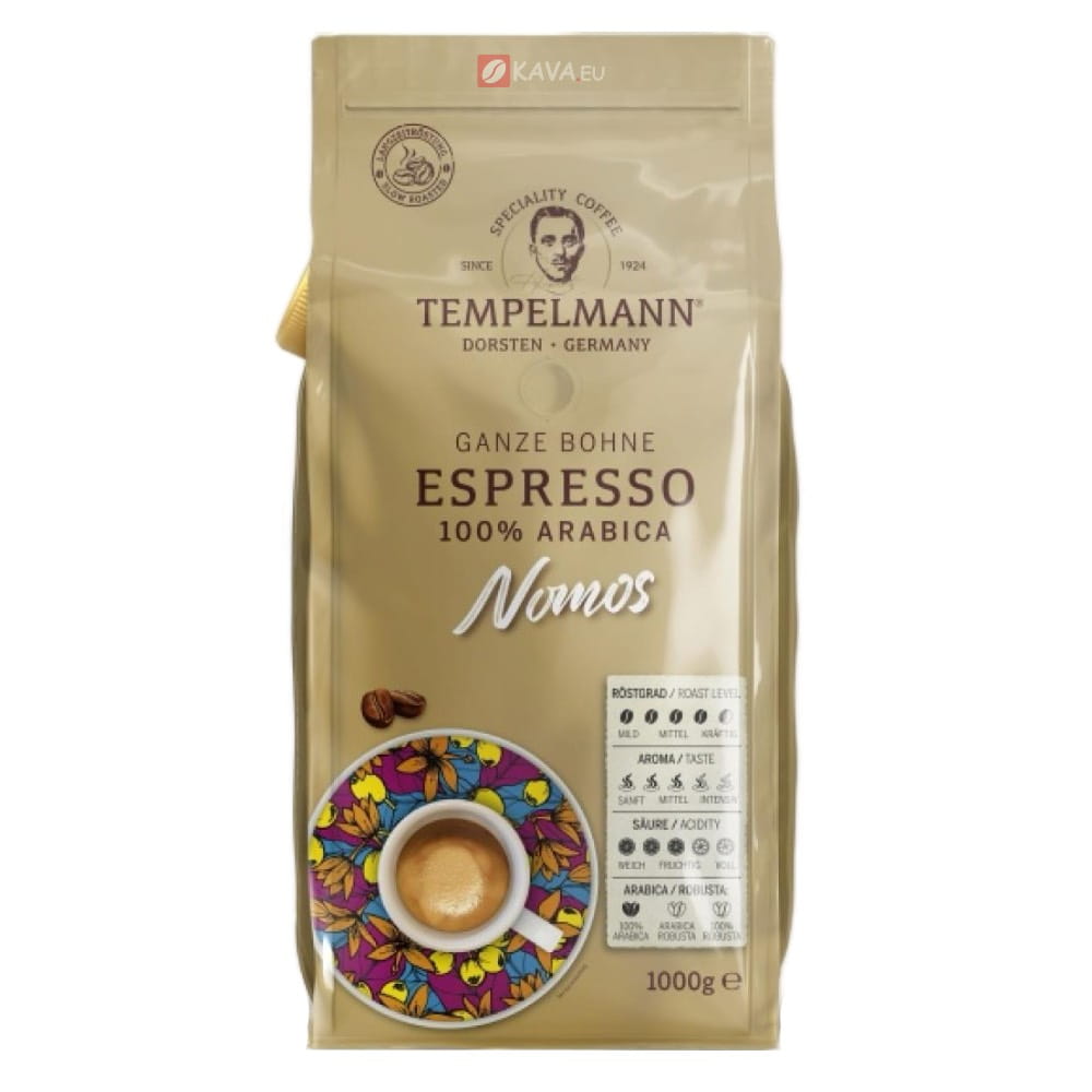 Tempelmann-Nomos-Espresso-100-Arabica-1kg- - AVANZA - Coffee House